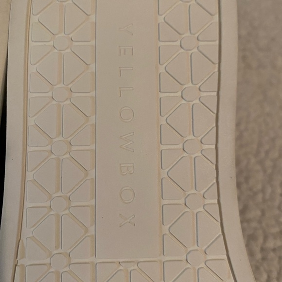 Yellow Box Women's Glitter Black and White Sneakers - Picture 7 of 8